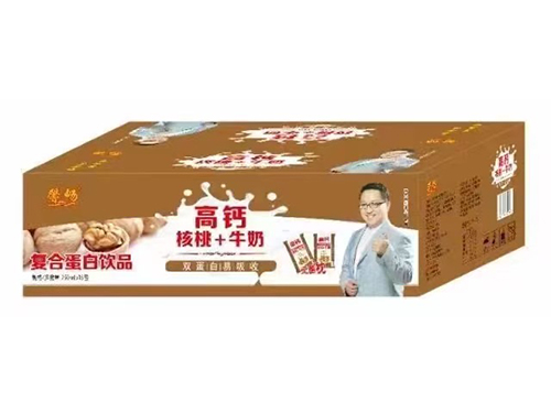高鈣核桃+牛奶復(fù)合蛋白飲品